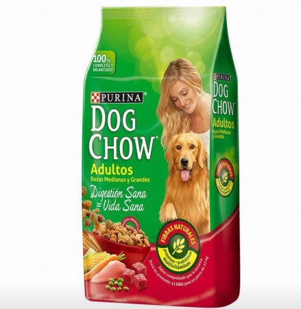 Dog Chow Adulto, 21 Kilos, Razas Medianas y Grandes.